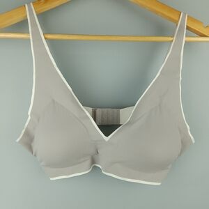 Lucky Brand Light Gray Wireless Bra